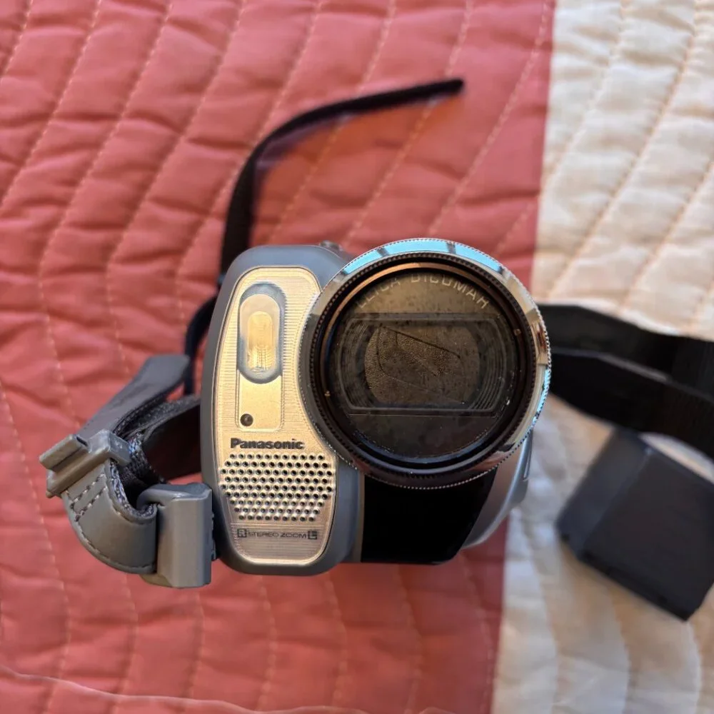 vintage Panasonic video camera